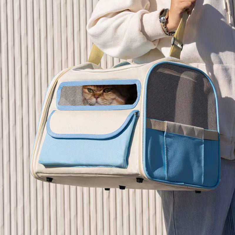 HKM-3563453 Breathable Foldable Large Capacity Pet Carrier Bag for Travel