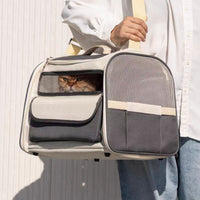 HKM-3563453 Breathable Foldable Large Capacity Pet Carrier Bag for Travel