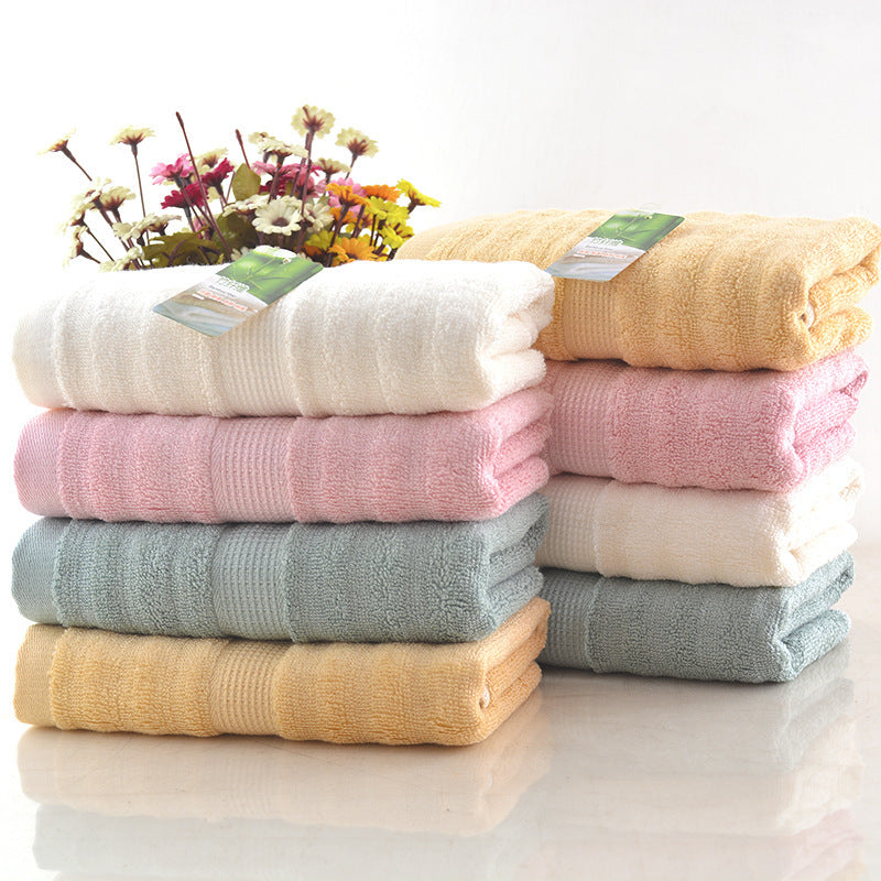 HKM-356371 Bamboo Fiber Water Ripple Towel - Absorbent, Soft, Eco-Friendly, 34x75 cm