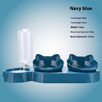 HKM-3564989 Double Bowl Automatic Drinking Station for Pets - Protective Cervical Spine Design in Multiple Colors