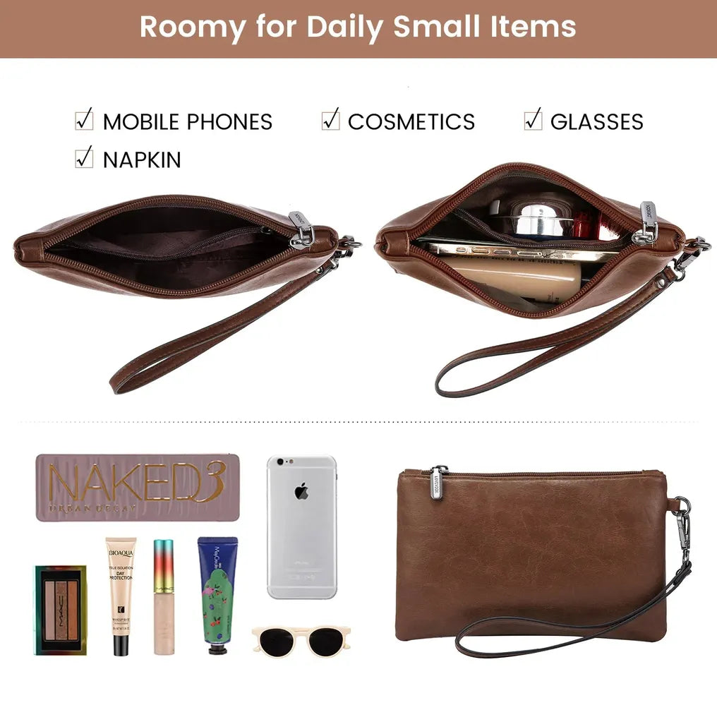 HKM-356499 Women's PU Leather Laptop Tote Bag for 15.6-Inch Laptops - Stylish Office Messenger Handbag