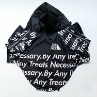 HKM-3565373 Windproof and Rainproof Large Dog Raincoat - Snow Mountain, Red Barrage, Black Barrage - Polyester Shell Jacket