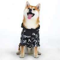 HKM-3565373 Windproof and Rainproof Large Dog Raincoat - Snow Mountain, Red Barrage, Black Barrage - Polyester Shell Jacket