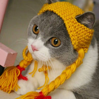HKM-3566013 Rabbit Hair Cat Scorpion Pullover Cap with Adjustable Ear Spacing