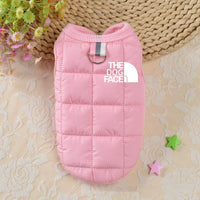 HKM-3566781 Fleece-Lined Casual Dog Clothing in Milky White, Pink, Red, and Blue - Multiple Sizes Available