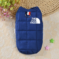 HKM-3566781 Fleece-Lined Casual Dog Clothing in Milky White, Pink, Red, and Blue - Multiple Sizes Available