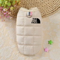 HKM-3566781 Fleece-Lined Casual Dog Clothing in Milky White, Pink, Red, and Blue - Multiple Sizes Available