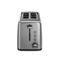 HKM-356691 Multifunctional Double Slice Home Bread Toaster with Reheat Function and Bun Toasting Capability