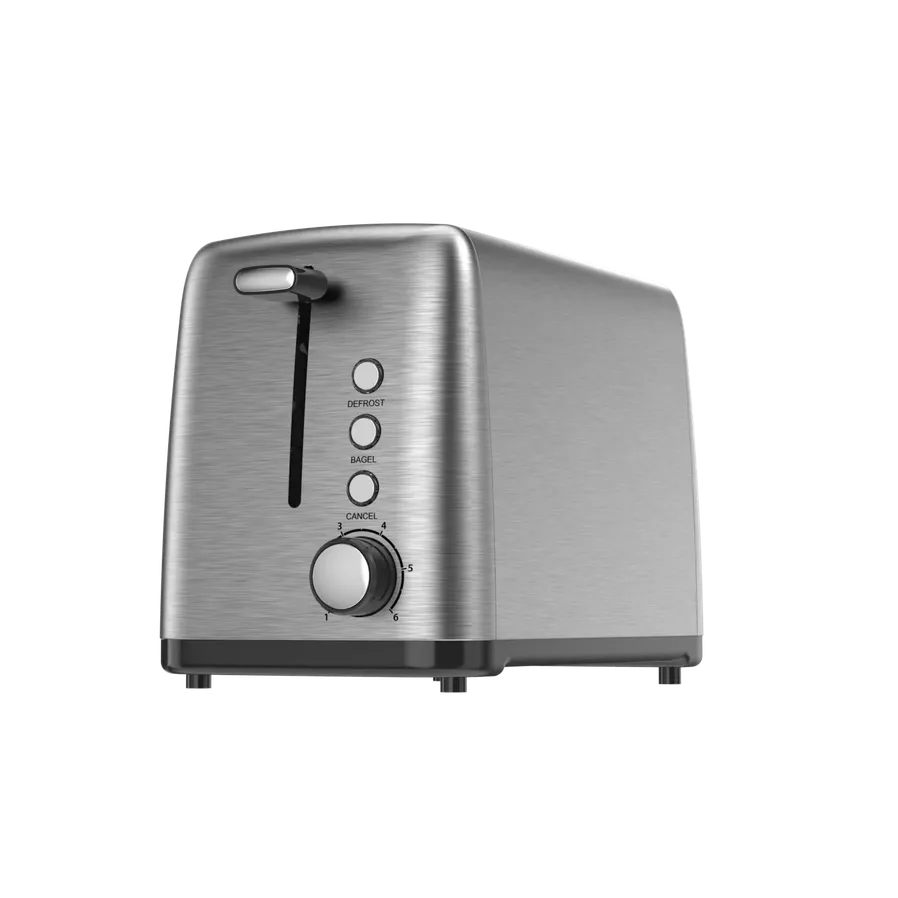 HKM-356691 Multifunctional Double Slice Home Bread Toaster with Reheat Function and Bun Toasting Capability