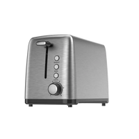 HKM-356691 Multifunctional Double Slice Home Bread Toaster with Reheat Function and Bun Toasting Capability