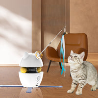HKM-3568445 Interactive Automatic Cat Toy with Elastic Rope for Indoor Kittens