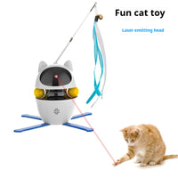 HKM-3568445 Interactive Automatic Cat Toy with Elastic Rope for Indoor Kittens
