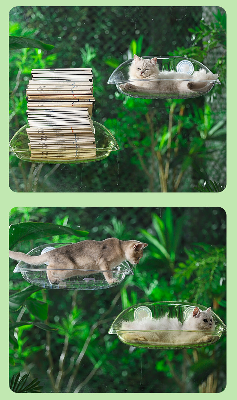 HKM-3568573 Universal Cat Climbing Frame with Window Suction for Indoor Cat Hanging Bed and Hammock
