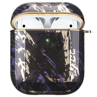 HKM-357011 Marble Hard Shell Earphone Case Compatible with AirPods 1/2 and Pro - Drop-Proof and Stain-Resistant