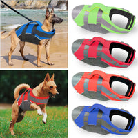 HKM-3571133 Adjustable Dog Life Jacket with Reflective Strips - Lightweight Swim Vest for Safety and Comfort