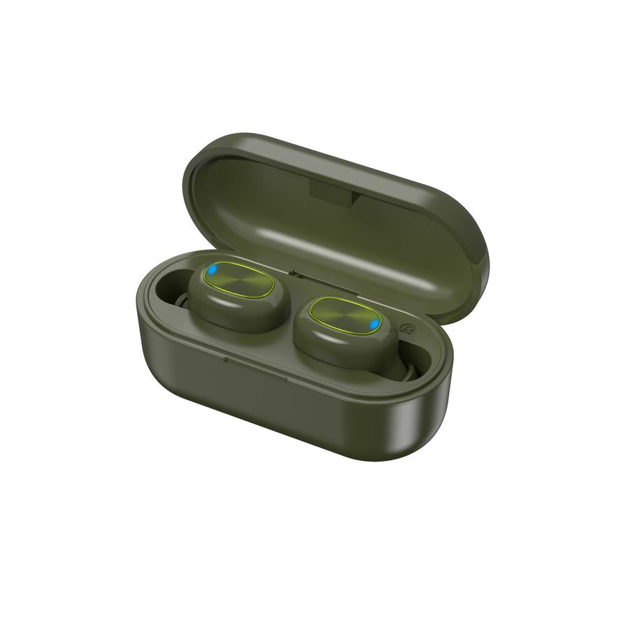 HKM-357139 Wireless Bluetooth Earphones with Charging Case - 14 Hours Playback, Comfortable Fit, Available in Multiple Colors