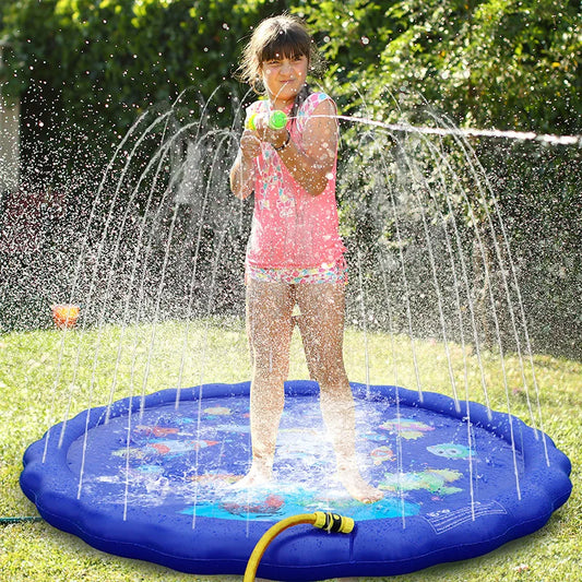 HKM-357203 Inflatable Water Spray Mat for Kids – Summer Splash Pad for Fun Water Play