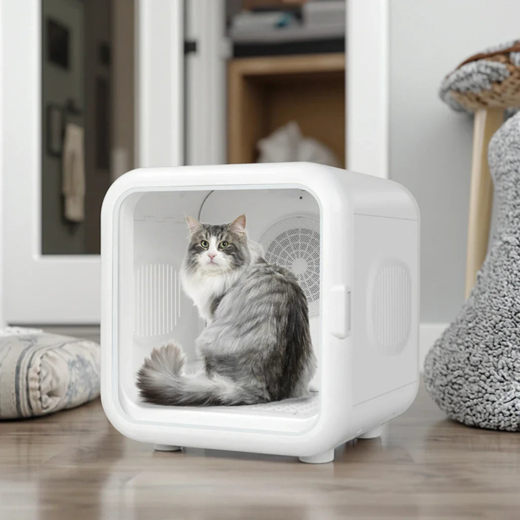 HKM-357203 Large Capacity 62L Automatic Pet Hair Dryer Box with Adjustable Speed and Temperature Control