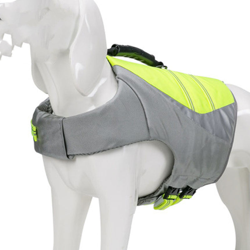 HKM-3574333 Reflective Safety Life Jacket for Dogs - High-Density Oxford Cloth, Multiple Sizes Available