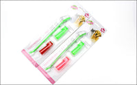 HKM-3574589 Three-Piece Pet Toothbrush Set with Dual-Head Brush and Finger Brushes