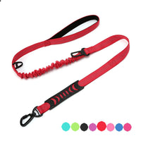 HKM-3576509 Explosion-proof Elastic Dog Leash with Reflective Design - Scalable Nylon Construction, Multiple Color Options