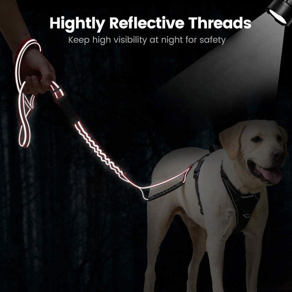 HKM-3576509 Explosion-proof Elastic Dog Leash with Reflective Design - Scalable Nylon Construction, Multiple Color Options