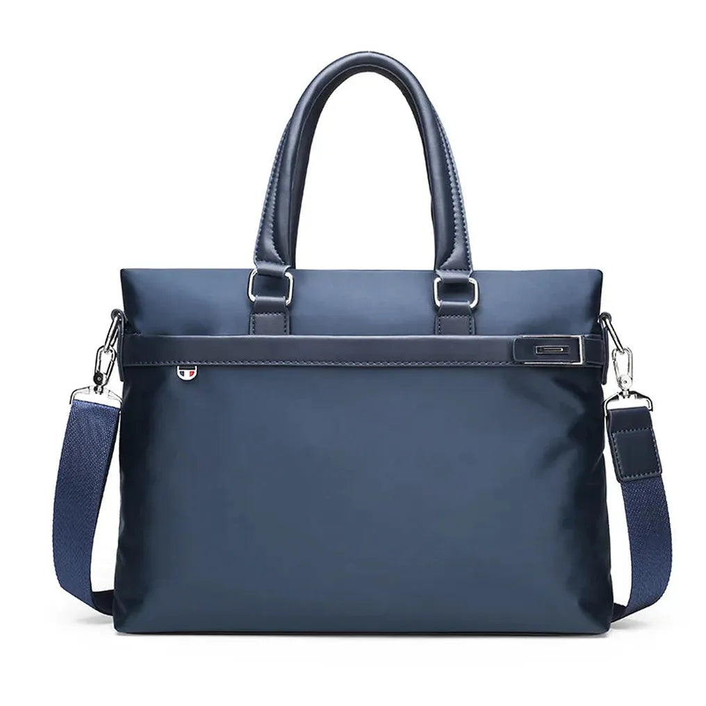 HKM-357651 Men's Waterproof Nylon Travel Briefcase for Work and Business, Laptop Shoulder Bag