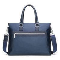 HKM-357651 Men's Waterproof Nylon Travel Briefcase for Work and Business, Laptop Shoulder Bag