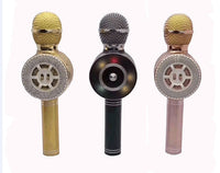 HKM-357651 Wireless Bluetooth Microphone with 1500mAh Battery, Integrated KTV Audio System