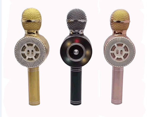 HKM-357651 Wireless Bluetooth Microphone with 1500mAh Battery, Integrated KTV Audio System