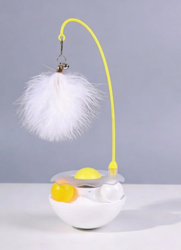 HKM-3577533 Inverted-Stand Mint Ball Toy with Bell for Cat Entertainment and Boredom Relief