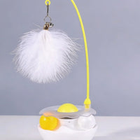 HKM-3577533 Inverted-Stand Mint Ball Toy with Bell for Cat Entertainment and Boredom Relief