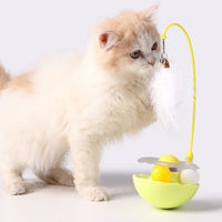 HKM-3577533 Inverted-Stand Mint Ball Toy with Bell for Cat Entertainment and Boredom Relief