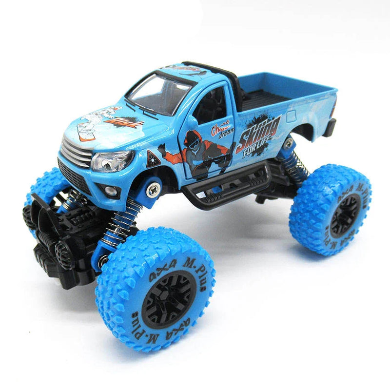 HKM-357907 Pull Back Friction DieCast Alloy Off-Road Climbing Vehicle for Kids