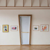 HKM-357971 Black Wooden and Plastic Picture Frame with Mat for Gallery and Home Display