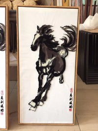 HKM-357971 Black Wooden and Plastic Picture Frame with Mat for Gallery and Home Display
