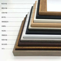 HKM-357971 Black Wooden and Plastic Picture Frame with Mat for Gallery and Home Display