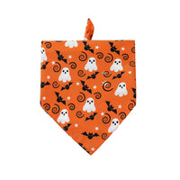 HKM-3580093 Halloween Triangle Dog Bib - Polyester Saliva Towel for Dogs, 70x48x48cm, Various Styles