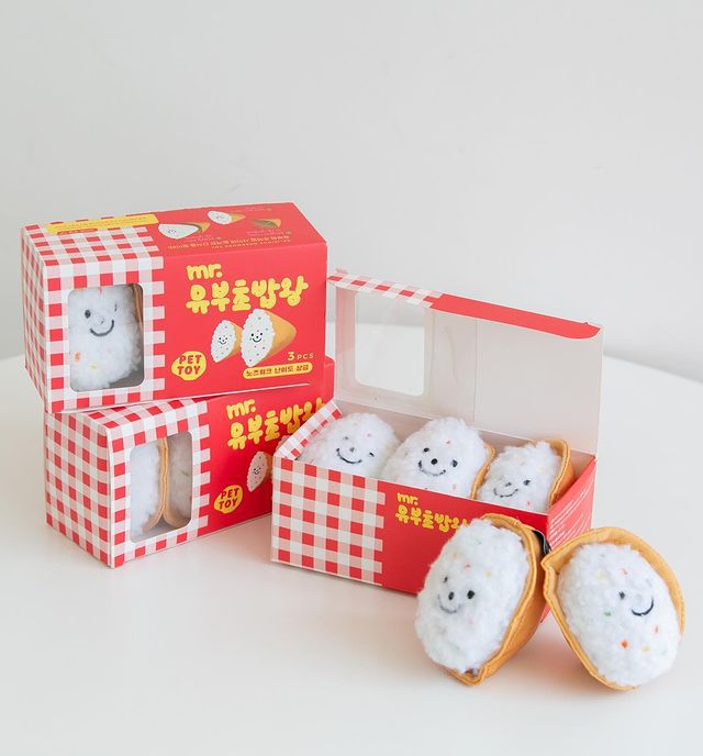 HKM-3582141 Plush Sushi Sound Toy with Hidden Snacks for Engaging Play