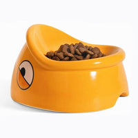 HKM-3582653 Ceramic Pet Food Bowl with Heightened Design for Cats and Small Animals