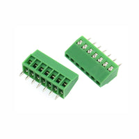 HKM-358291 Green Bolt-Style Wiring Terminal Connector, 18AWG, 2 Connection Points, Rated 6A, 150V
