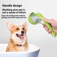 HKM-3583933 Silicone Pet Shower Brush and Bath Gloves Set for Dogs and Cats - Ideal for Grooming and Bathing