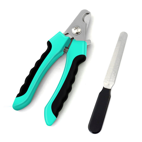 HKM-3584061 Retractable Pet Nail Clipper with Non-Slip Handle and Safe Grooming File for Cats and Dogs