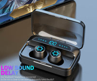 HKM-358419 Bluetooth 5.0 Wireless Earbuds with Touch Controls and Binaural Microphone