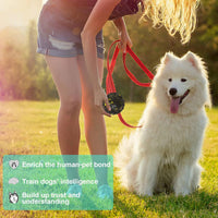 HKM-3585725 Durable Wobble Dog Ball Toy for Aggressive Chewers - Squeaky Giggle Sound, Non-Toxic Rubber, Teeth Cleaning Design