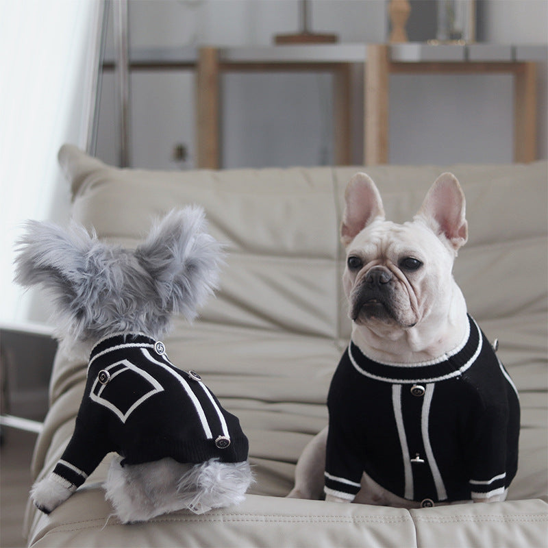 HKM-358675 Cozy Wool Sweater for Small Dogs - Country Style, Various Sizes Available