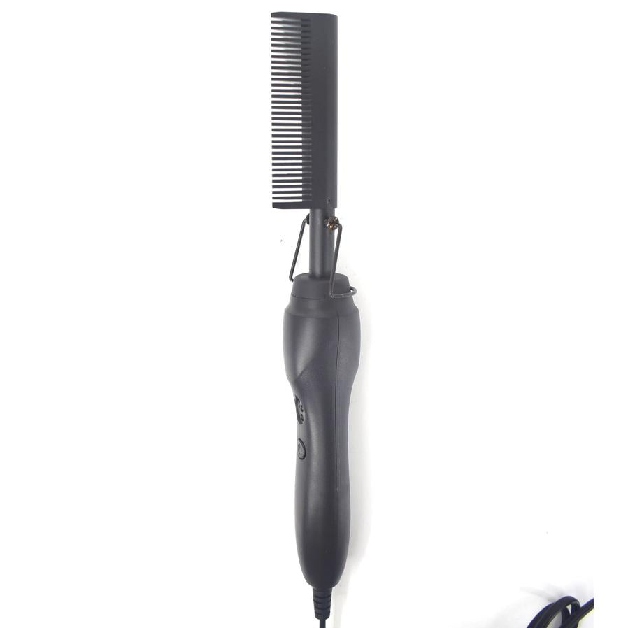 HKM-358739 Electric Hair Straightening and Curling Comb - Dry and Wet Use with Copper Teeth - 29.5cm