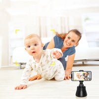 HKM-358803 360° AI Intelligent Follower Camera with Anti-Shock Tracking and Live Face Recognition