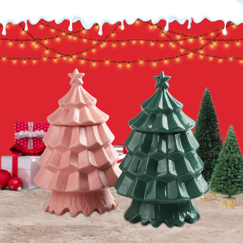 HKM-359059 Desktop Alcohol Fireplace - Christmas Tree Decoration for Cozy Home Heating
