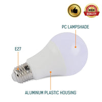 HKM-359123 Dimmable RGB LED Light Bulb E26/E27 - Multicolor Remote Control Options for Home and Party Use